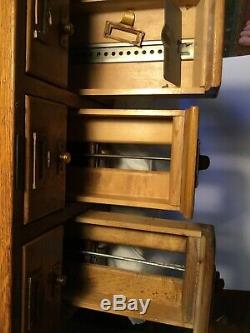 Nine Drawer Vintage Card Catalogue