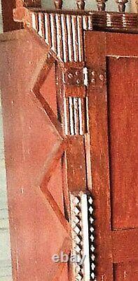 NuYrSale New Mexico Wimsey CHIMAYO TRASTERO 19TH CENT. Ca 1890 Painted Pine 76