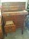 Oak Antique Map And File Cabinet American