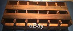 Oak 11 Drawer Library Stacking Card File Cabinet-library Bureau Sole Maker Label