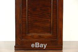 Oak 1900 Antique Map Chest or 9 Drawer Printer File or Collector Cabinet