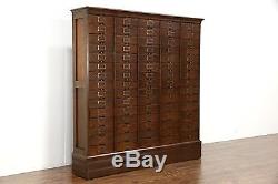 Oak 1910 Antique 74 Drawer Lawyer File or Collector Cabinet