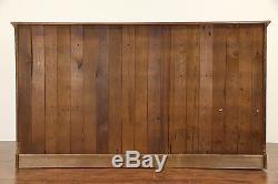 Oak 71 Drawer 1910 Antique File or Collector Cabinet, 4 Drawer Sizes