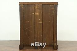 Oak Antique 16 Drawer Office or Library File or Collector Cabinet, Matthews