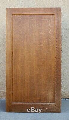 Oak Antique 4 Drawer Office or Library Filing Cabinet