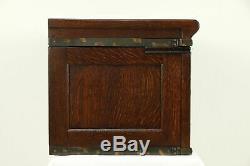 Oak Antique Desktop 12 Drawer File, Collector Cabinet, Jewelry Chest #31279