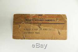 Oak Antique Hoosier Roll Top Cabinet Kitchen Pantry Cupboard Sellers #32282