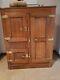 Oak Antique Icebox Refinished Bar