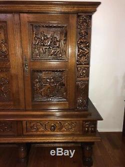 Oak Cupboard Antique french furniture