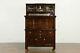 Oak Dentist 1900 Antique Dental, Jewelry Or Collector Cabinet, American #33944