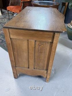 Oak Dry Sink Cabinet Buffet Sideboard 3 Drawer Cupboard