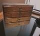 Oak Filing Cabinet Countertop Watchmaker Drawers Chest Apothecary Cabinet 1900s
