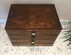 Oak Filing Cabinet Countertop Watchmaker Drawers Chest Apothecary Cabinet 1900s Oak Filing Cabinet Countertop Watchmaker Drawers Chest Apothecary Cabinet 1900s