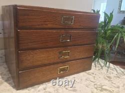 Oak Filing Cabinet Countertop Watchmaker Drawers Chest Apothecary Cabinet 1900s Oak Filing Cabinet Countertop Watchmaker Drawers Chest Apothecary Cabinet 1900s