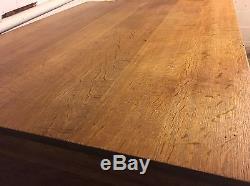 Oak Wood Wooden Map Art Blueprint Flat File Sole Maker's Cabinet P/U ONLY