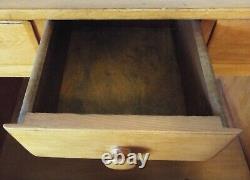 Old Antique 1800s WALNUT 3 Drawer DRY SINK Wash Basin Stand PRIMITIVE