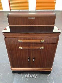 Outstanding Donald Deskey Art Deco Dentist Cabinet/bar