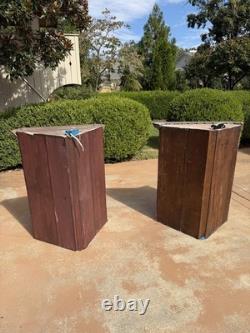 Pair Of Antique Hanging Corner Cabinets