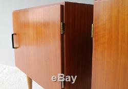 Pair of 1960s mid century Belgian bedside cabinets