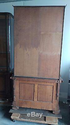 Pair of Antique French Glass Display Cabinet 1905 Paris jewelry store
