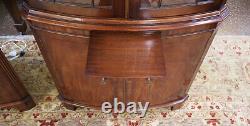 Pair of English Bevan Funnell Reprodux Mahogany Chippendale Corner Cabinets