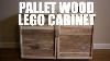 Pallet Wood Lego Cabinet