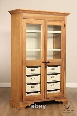 Paula Deen Down Home Farmhouse Style Dish Pantry Cabinet