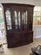 Pennsylvania House Cherry China Cabinet. Two Pieces Very Good Condition