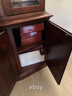 Pennsylvania House Cherry China Cabinet. Two Pieces Very Good Condition