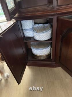Pennsylvania House Cherry China Cabinet. Two Pieces Very Good Condition