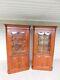 Pennsylvania House Cherry Chippendale Style Corner Cabinets A Pair