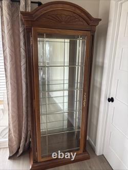 Philip Reinisch Company Lighted Curio Cabinet Glass Display Case