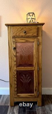 Pie Safe Antique Reproduction Copper Punch Cabinet LOCAL PICK UP ONLY
