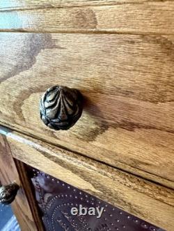 Pie Safe Antique Reproduction Copper Punch Cabinet LOCAL PICK UP ONLY