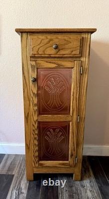 Pie Safe Antique Reproduction Copper Punch Cabinet LOCAL PICK UP ONLY