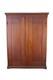 Primitive Antique American Victorian Poplar Closet Cupboard Linen Press Cabinet
