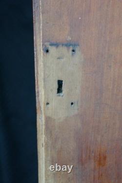 Primitive Antique American Victorian Poplar Closet Cupboard Linen Press Cabinet
