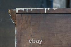 Primitive Antique American Victorian Poplar Closet Cupboard Linen Press Cabinet