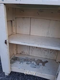 Primitive Antique Jelly Cupboard Cabinet Rustic
