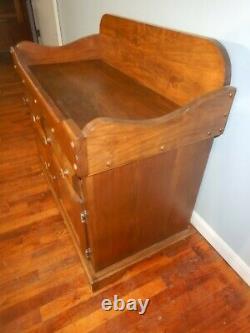 Primitive Dry Sink Washstand Cabinet Bar Rustic 20th century Handmade