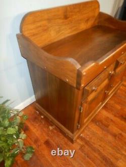 Primitive Dry Sink Washstand Cabinet Bar Rustic 20th century Handmade