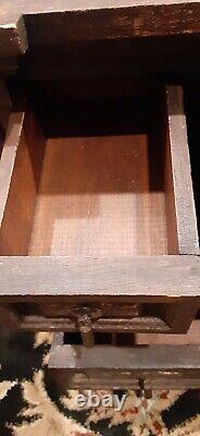 Primitive Table Top Wooden 6-Drawer Spice/Apothecary Chest/Cabinet-17.25 long