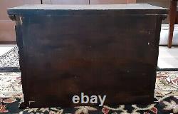 Primitive Table Top Wooden 6-Drawer Spice/Apothecary Chest/Cabinet-17.25 long