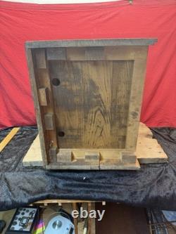 Primitive flat file Cabinet wood drawer Late 19th Century 1890s