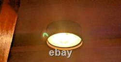 Pulaski Breakfront Lighted Curio Burled Wood 4 Glass Shelves 76t 42w 13d USA