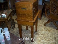 Quarter Sawn Oak Silver Chest