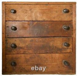 RARE AMERICAN FOLK ART NEW ENGLAND PRIMITIVE HANDMADE CABINET from WD BOX CRATES