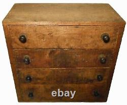 RARE AMERICAN FOLK ART NEW ENGLAND PRIMITIVE HANDMADE CABINET from WD BOX CRATES