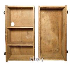 RARE AMERICAN FOLK ART NEW ENGLAND PRIMITIVE HANDMADE CABINET from WD BOX CRATES