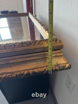 RARE Antique 1900s Hand Made Medicine Cabinet with Mirror Handcrafted Shelves